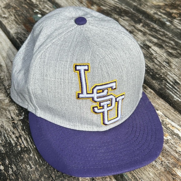 New Era Other - New Era 9 Fifty LSU Tigers Adjustable Baseball Cap/Hat. Gray/Purple.
